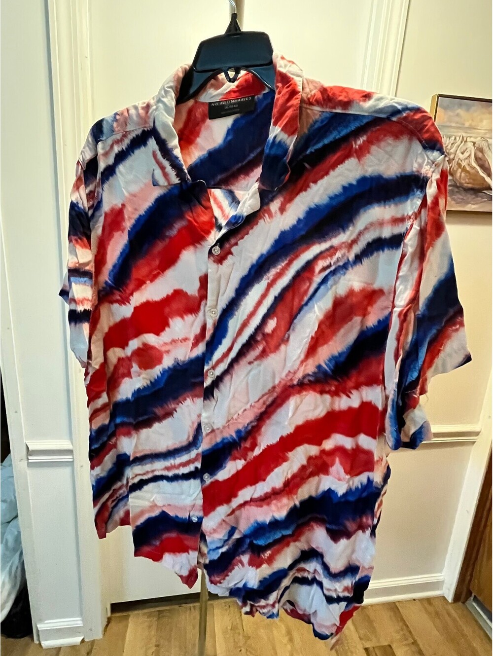 Mens 2XL Fun No Boundaries button down - super soft